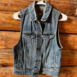 American Eagle Denim Vest